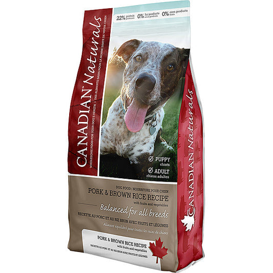 Canadian Naturals Pork & Brown Rice Dry Dog Food, 5-lb (Size: 5-lb)