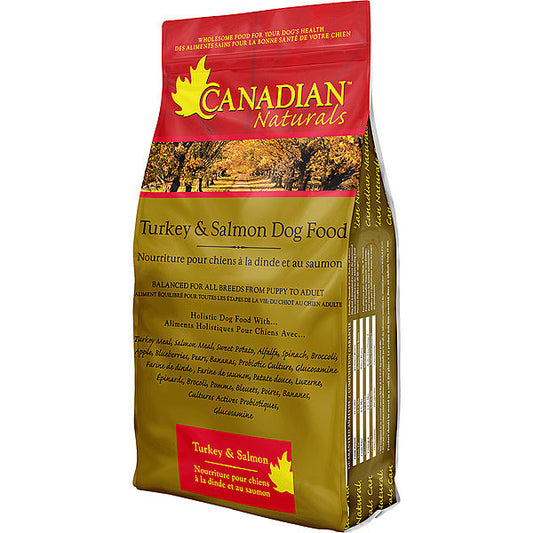 Canadian Naturals Original Turkey & Salmon Dry Dog Food, 15-lb (Size: 15-lb)