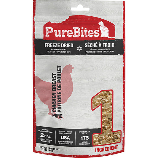 PureBites Chicken Breast Freeze-Dried Cat Treats, 2.3-oz (Size: 2.3-oz)