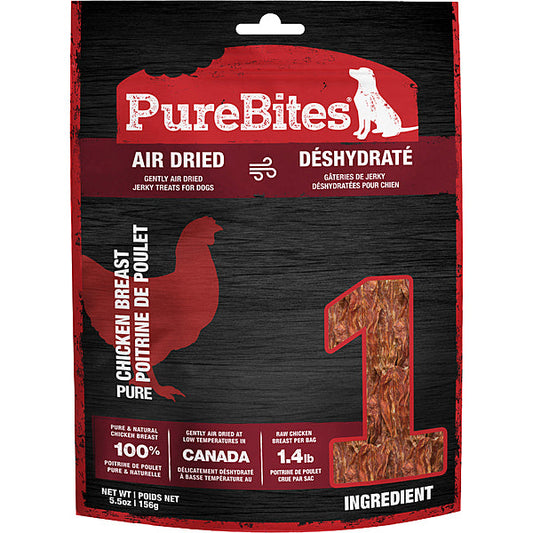 PureBites Chicken Breast Air-Dried Dog Treats, 5.5-oz (Size: 5.5-oz)