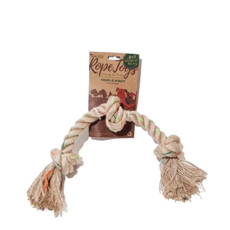 Define Planet H Triple Knot Dog Toy, Medium (Size: Medium)