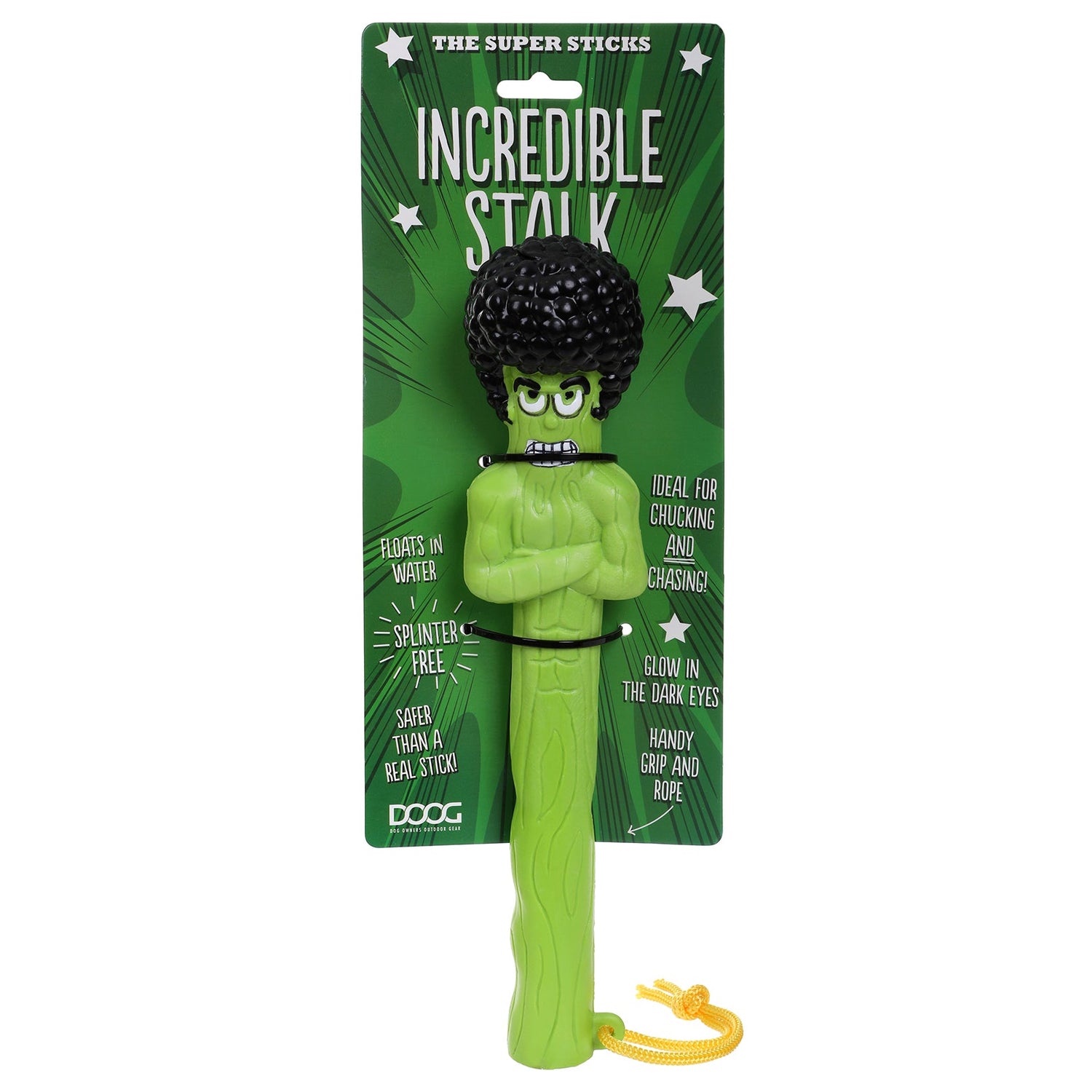 DOOG The Super Sticks Incredible Stalk Dog Toy