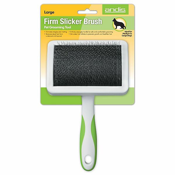 Andis Firm Slicker Pet Brush, Large (Size: Large)