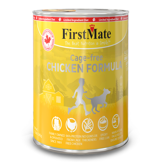 FirstMate Chicken Limited Ingredient Grain-Free Canned Dog Food, 12.2-oz (Size: 12.2-oz)
