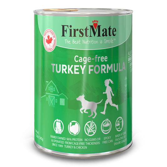 FirstMate Turkey Limited Ingredient Grain-Free Canned Dog Food, 12.2-oz (Size: 12.2-oz)