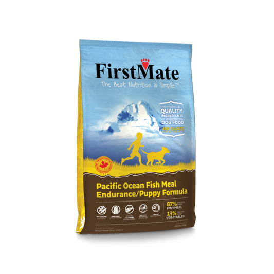 FirstMate Endurance/Puppy Pacific Ocean Fish Meal Limited Ingredient Diet Grain-Free Dry Dog Food, 5-lb (Size: 5-lb)