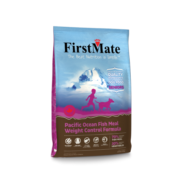 FirstMate Weight Control/Senior Pacific Ocean Fish Meal Limited Ingredient Diet Grain-Free Dry Dog Food, 14.5-lb (Size: 14.5-lb)