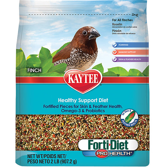 Kaytee Forti-Diet Pro Health Canary & Finch Bird Food, 2-lb