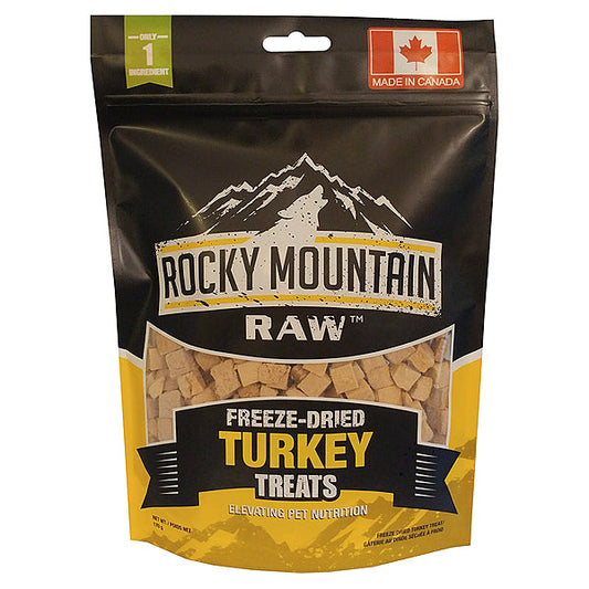 Rocky Mountain Raw Turkey Freeze-Dried Dog Treats, 170-gram (Size: 170-gram)