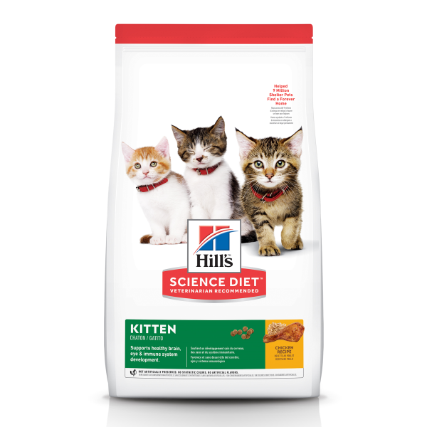 Hill's Science Diet Kitten Healthy Development Chicken Dry Cat Food, 3.5-lb (Size: 3.5-lb)