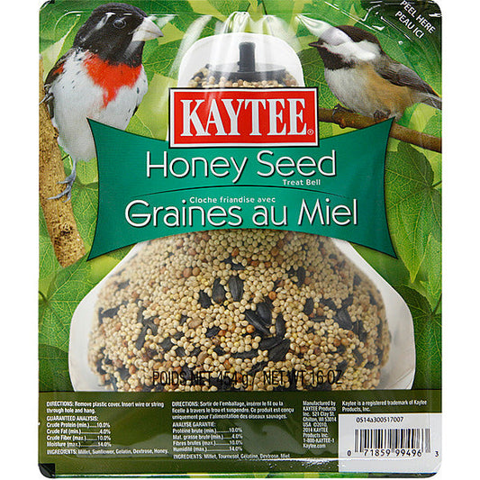 Kaytee Honey Seed Treat Bell Wild Bird Food, 1-lb (Size: 1-lb)