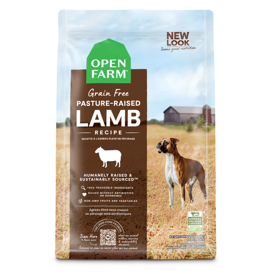 Open Farm Pasture-Raised Lamb Recipe Grain-Free Dry Dog Food, 4-lb (Size: 4-lb)