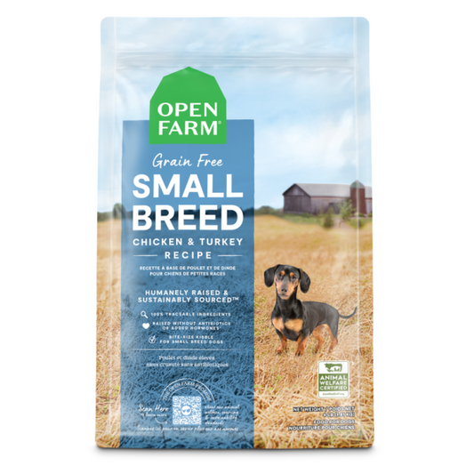 Open Farm Small Breed Chicken & Turkey Recipe Grain-Free Dry Dog Food, 4-lb (Size: 4-lb)