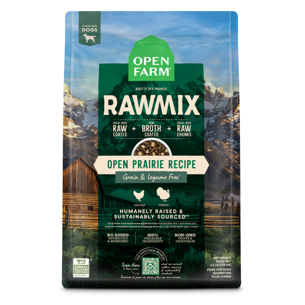 Open Farm RawMix Open Prairie Recipe Grain-Free Dry Dog Food, 3.5-lb (Size: 3.5-lb)