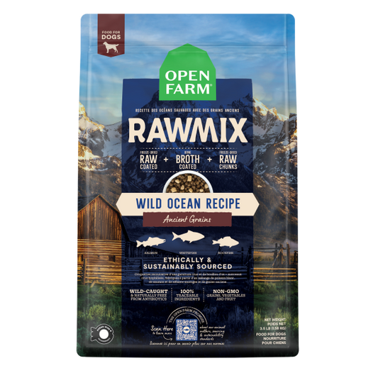Open Farm RawMix Wild Ocean Recipe Ancient Grains Dry Dog Food, 3.5-lb (Size: 3.5-lb)