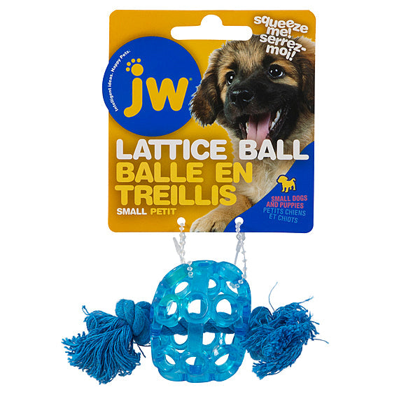 JW Pet Play Place Lattice Dog Ball, Color Varies, Small (Size: Small)