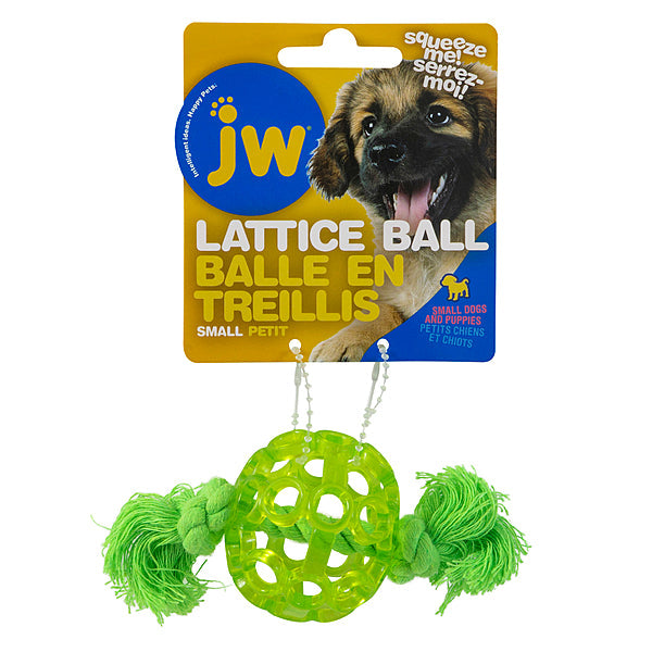 JW Pet Play Place Lattice Dog Ball, Color Varies, Small (Size: Small)