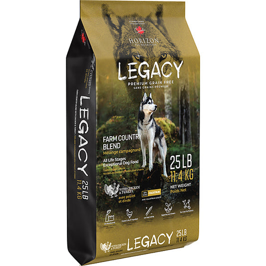 Horizon Legacy Farm Country Blend Grain-Free Dry Dog Food, 25-lb (Size: 25-lb)