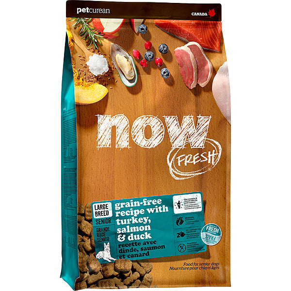 Now Fresh Large Breed Senior Recipe Grain-Free Dry Dog Food, 25-lb (Size: 25-lb)