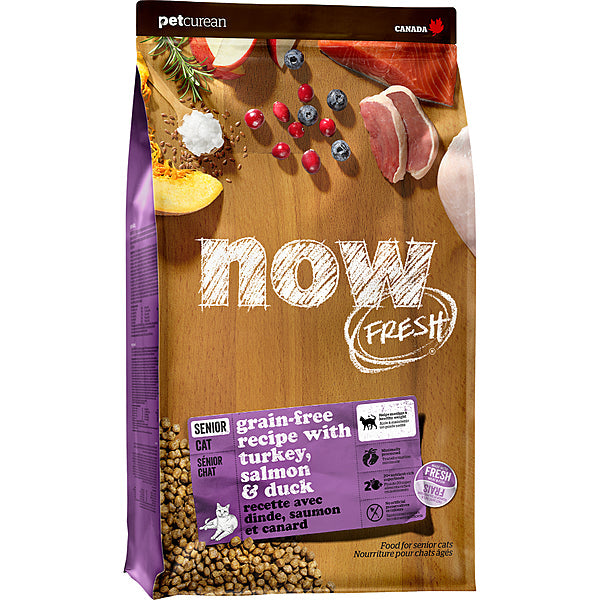 Now Fresh Senior Recipe Grain-Free Dry Cat Food, 16-lb (Size: 16-lb)