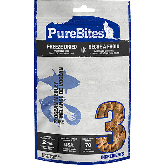 PureBites Ocean Medley Freeze-Dried Cat Treats (Size: 0.77-oz)