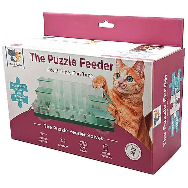 Doc & Phoebe Puzzle Feeder for Cats