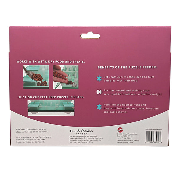 Doc & Phoebe Puzzle Feeder for Cats