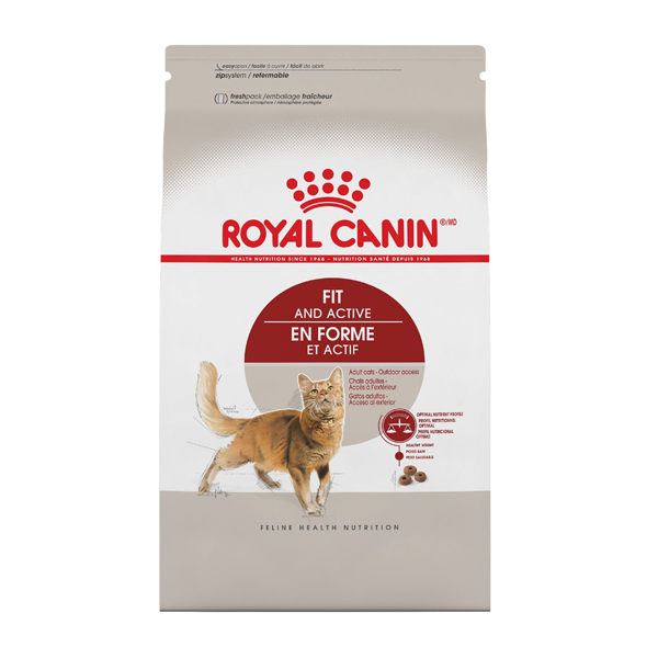Royal Canin Feline Health Nutrition Fit & Active Adult Dry Cat Food, 7-lb (Size: 7-lb)