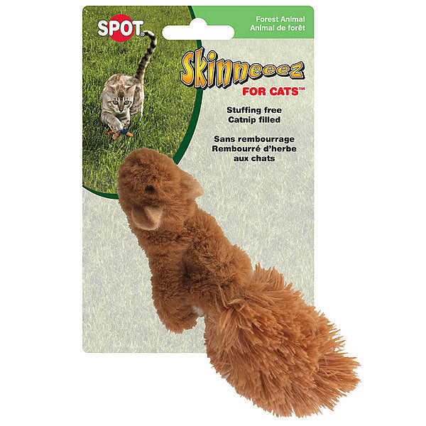 Ethical Pet Skinneeez Forest Creature with Catnip Cat Toy, Color Varies