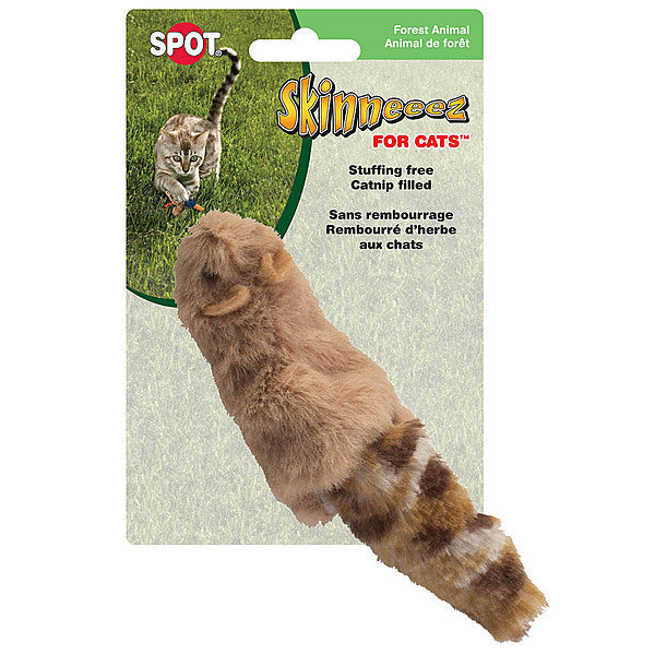 Ethical Pet Skinneeez Forest Creature with Catnip Cat Toy, Color Varies