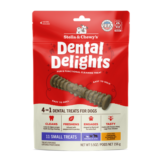 Stella & Chewy's Dental Delights Dog Treats, Small, 11-pk (Size: 11-pk)