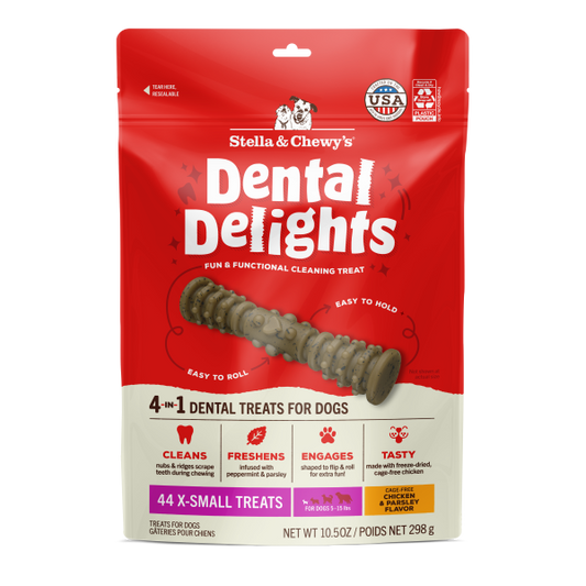 Stella & Chewy's Dental Delights Dog Treats, X-Small, 44-pk (Size: 44-pk)