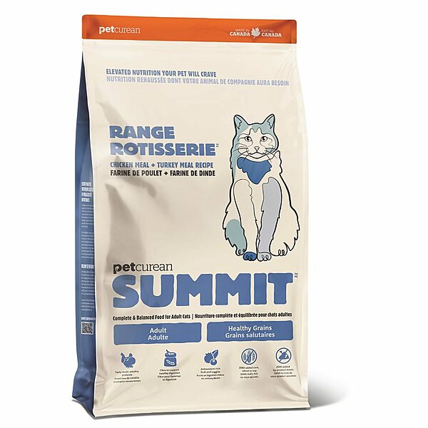 Summit Range Rotisserie Chicken Meal + Turkey Meal Adult Dry Cat Food, 3-lb (Size: 3-lb)