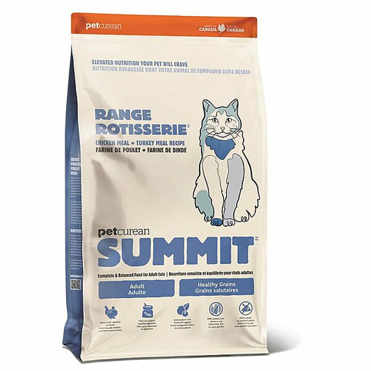 Summit Range Rotisserie Chicken Meal + Turkey Meal Adult Dry Cat Food, 3-lb (Size: 3-lb)