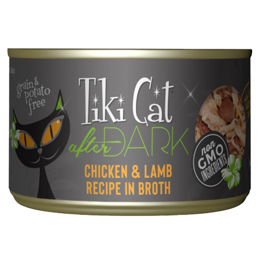 Tiki Cat After Dark Chicken & Lamb Recipe in Broth, 5.5-oz (Size: 5.5-oz)