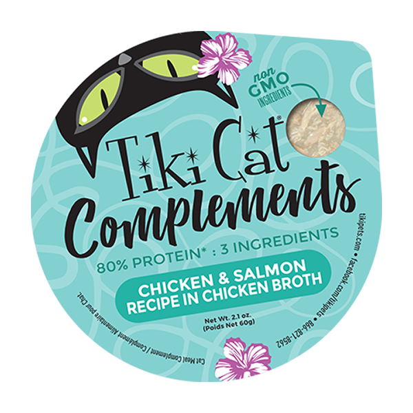 Tiki Cat Complements Chicken & Salmon Lickable Cat Treat, 2.1-oz (Size: 2.1-oz)
