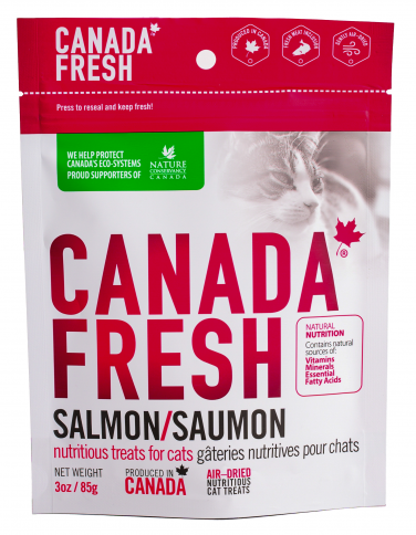 PetKind Canada Fresh Salmon Cat Treats, 3-oz|85-g (Size: 3-oz|85-g)