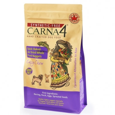 Carna4 Easy-Chew Quick Baked Fish Nuggets Grain-Free Air-Dried Dog Food, 2.2-lb (Size: 2.2-lb)