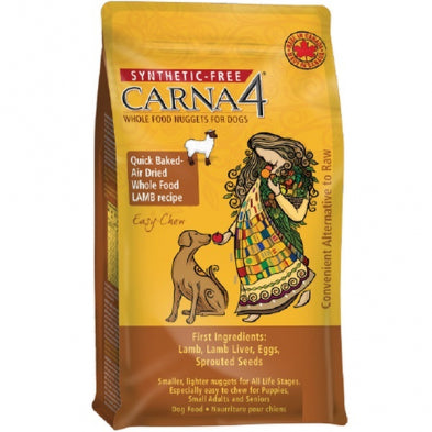 Carna4 Easy-Chew Quick Baked Lamb Air-Dried Dog Food, 2.2-lb (Size: 2.2-lb)