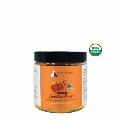kin+kind Organic Healthy Poops Dog & Cat Supplement, 8-oz (Size: 8-oz)