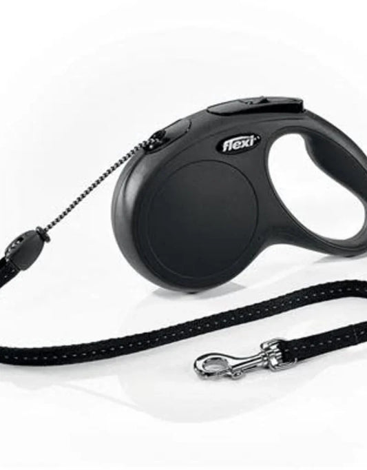 Flexi Classic Cord, Black, Small, 5M (Size: Small, 5M)