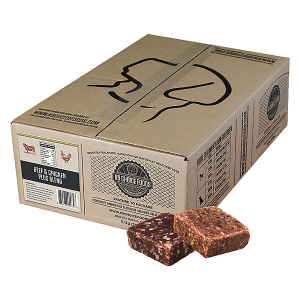 K9 Choice Foods Complete Cuisine Chicken & Beef Combo Frozen Dog Food, 20-lb (Size: 20-lb)