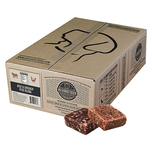 K9 Choice Foods Complete Cuisine Chicken & Beef Combo Frozen Dog Food, 20-lb (Size: 20-lb)