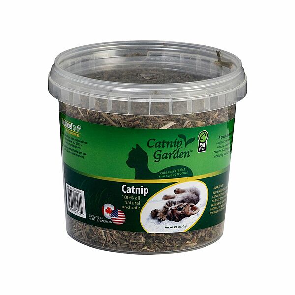 Multipet Catnip Garden Tub Cat Catnip, 2.5-oz (Size: 2.5-oz)