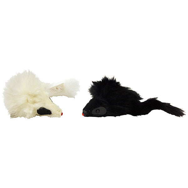 Ethical Pet Spot Twin Plush Mice Cat Toy, 2-pk (Size: 2-pk)