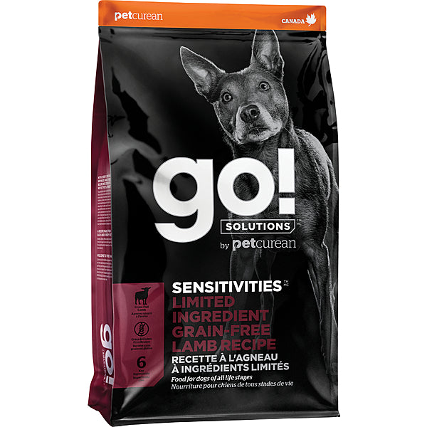 Go! Solutions Sensitivities Limited Ingredient Lamb Grain-Free Dry Dog Food, 22-lb (Size: 22-lb)