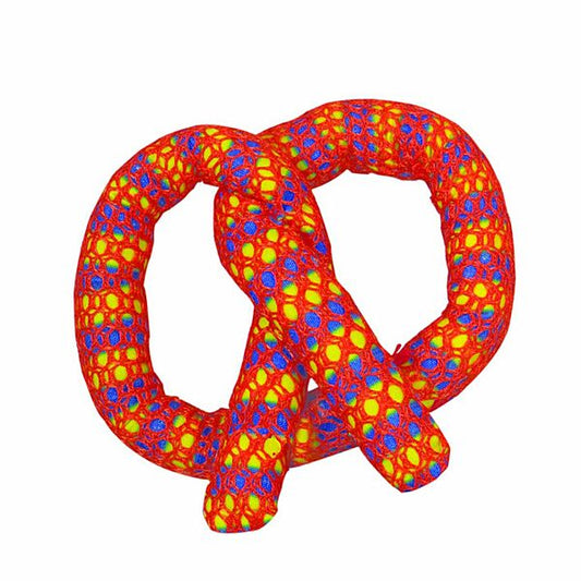 Petstages Catnip Plaque Away Pretzel Cat Toy, Color Varies