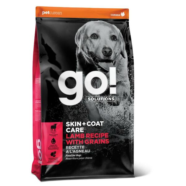 Go! Solutions Skin + Coat Care Lamb with Grains Dry Dog Food, 22-lb (Size: 22-lb)