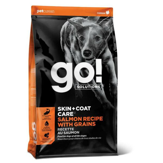 Go! Solutions Skin + Coat Care Salmon with Grains Dry Dog Food, 22-lb (Size: 22-lb)