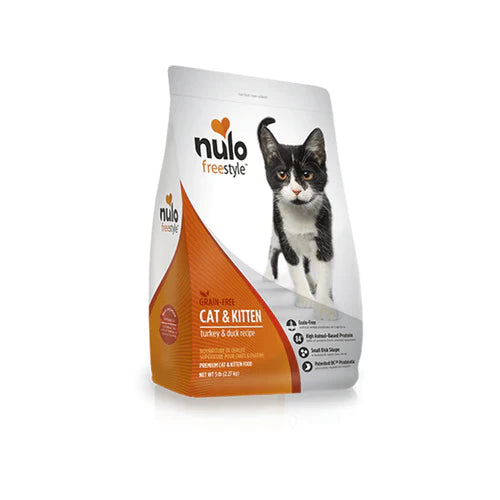 Nulo Cat FreeStyle Turkey & Duck Recipe Grain-Free Dry Cat & Kitten Food, 12-lb (Size: 12-lb)